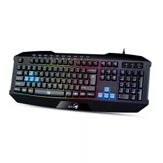 GENIUS klávesnica GX GAMING K-215 / herná, drôtová, podsvietená/ USB/ čierna/ CZ+SK layout GENIUS klávesnica GX GAMING K-215 / herná, drôtová, podsvietená/ USB/ čierna/ CZ+SK layout