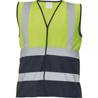 LYNX DUO vesta žltá/navy XL