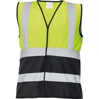 LYNX DUO vesta žltá/navy XXL