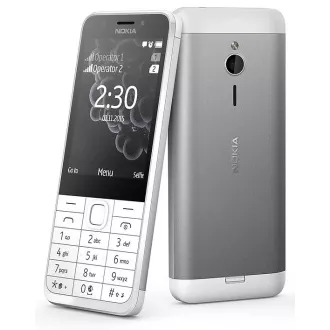Nokia 230 Dual SIM, Silver - Rozbalené Nokia 230 Dual SIM, Silver - Rozbalené