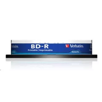 VERBATIM BD-R SL Datalife HTL (10-pack) Blue-Ray/Spindle/6x/25GB Wide Printable