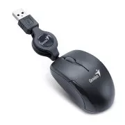 GENIUS myš MicroTraveler V2/ drôtová/ 1200 dpi/ USB/ čierna