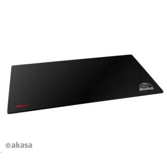 AKASA podložka pod myš Venom Black XXL, hrúbka 3mm, prírodná guma, odolná proti špine a prachu, čierna