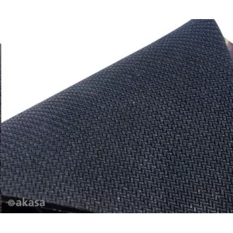AKASA podložka pod myš Venom Black XXL, hrúbka 3mm, prírodná guma, odolná proti špine a prachu, čierna