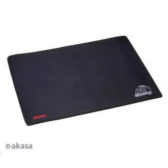 AKASA podložka pod myš Venom Black, hrúbka 3mm, prírodná guma, odolná proti špine a prachu, čierna