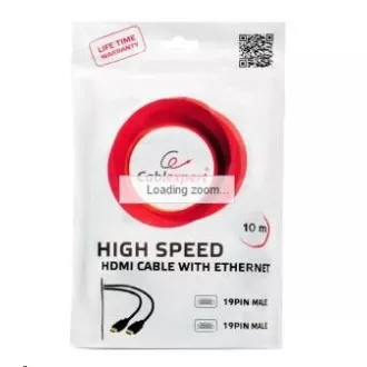 GEMBIRD Kábel HDMI - HDMI 20m (v1.4, M/M, pozlátené kontakty, tienený, Premium quality shield)