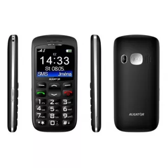 Aligator A670 Senior, čierna + nabíjací stojan