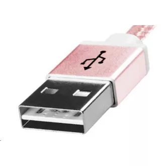 ADATA Micro USB kábel - USB A 2.0, 100cm, ružový