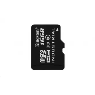 Kingston 16GB microSDHC UHS-I Industrial Temp Card Single Pack (bez adaptéra)