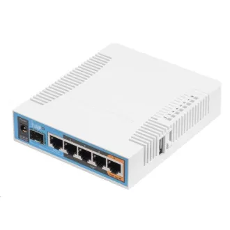 MikroTik hAP ac, 720MHz CPU, 128MB RAM, 5x LAN, 2.4 + 5GHz, Wi-Fi 802.11b/g/n/ac, SFP slot, vr. L4 MikroTik hAP ac, 720MHz CPU, 128MB RAM, 5x LAN, 2.4 + 5GHz, Wi-Fi 802.11b/g/n/ac, SFP slot, vr. L4