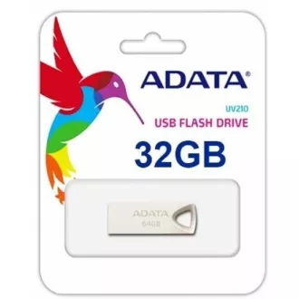 ADATA Flash Disk 32GB UV210, USB 2.0 Dash Drive, kovový