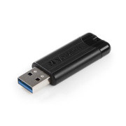VERBATIM Flash Disk 64GB PinStripe USB 3.0, čierna