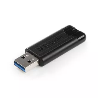 VERBATIM Flash Disk 128GB PinStripe USB 3.0, čierna