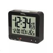 TechnoLine WT 195 - digitálny budík čierny s teplomerom