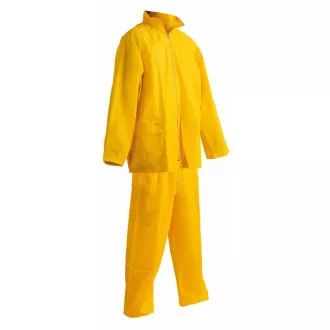 CARINA oblek s kapucňou žltá - L