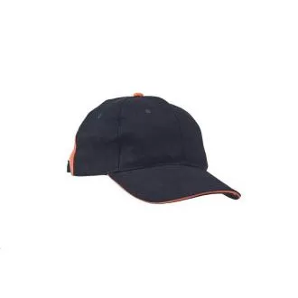 KNOXFIELD baseball čiapka čierna/oranžová KNOXFIELD baseball čiapka čierna/oranžová