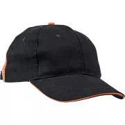 KNOXFIELD baseball čiapka čierna/oranžová