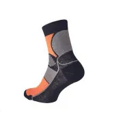 KNOXFIELD BASIC ponožky čierna/oranžová 39/40