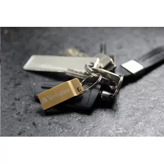 VERBATIM Flash Disk 64GB Metal Executive, USB 3.0, zlatá