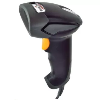 Virtuos CCD čítačka HT-310A s dlhým dosahom, USB (klávesnica/RS232), stojan, čierna