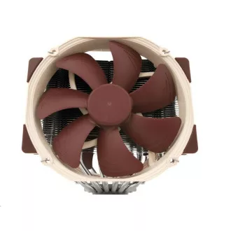 NOCTUA Chladič CPU NH-D15, 2x 140mm, LGA1851, AM5, hnedá/strieborná