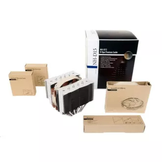 NOCTUA Chladič CPU NH-D15, 2x 140mm, LGA1851, AM5, hnedá/strieborná