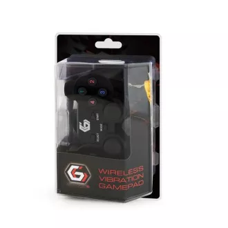 GEMBIRD gamepad JPD-WDV-01, vibračný, bezdrôtový, PC/PS2/PS3, USB GEMBIRD gamepad JPD-WDV-01, vibračný, bezdrôtový, PC/PS2/PS3, USB