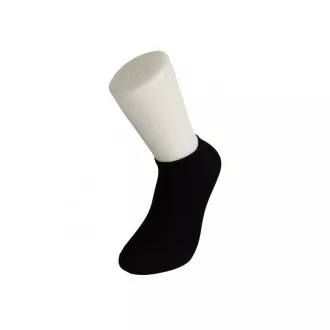 Ponožky Bamboo short krátke, 3 páry čierne veľ. 39-42