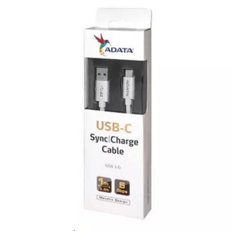 ADATA USB-C TO 3.1 A kábel, 100cm, hliníkový