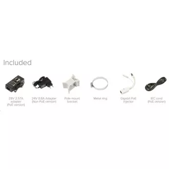 MikroTik RouterBOARD OmniTik 5 ac PoE, 720MHz CPU, 128MB RAM, PoE out, 5x GLAN, 5GHz Wi-Fi, 2x7.5dBi, 802.11a/n/ac, vr. L4