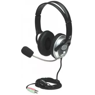 MANHATTAN Slúchadlá s mikrofónom Classic Stereo Headset MANHATTAN Slúchadlá s mikrofónom Classic Stereo Headset