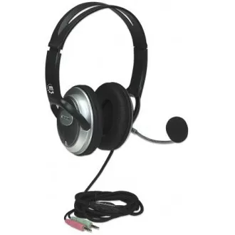 MANHATTAN Slúchadlá s mikrofónom Classic Stereo Headset MANHATTAN Slúchadlá s mikrofónom Classic Stereo Headset