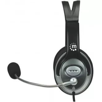 MANHATTAN Slúchadlá s mikrofónom Classic Stereo Headset MANHATTAN Slúchadlá s mikrofónom Classic Stereo Headset