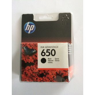HP 650 (CZ101AE#302) - cartridge, black (čierna)