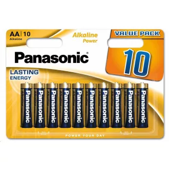 PANASONIC Alkalické batérie Alkaline Power LR6APB/10BW AA 1, 5V (Blister 10ks)