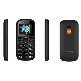 Aligator A321 Senior Dual SIM, šedá-čierna + nabíjací stojan