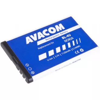 AVACOM batéria do mobilu Nokia 5530, CK300, E66, 5530, E75, 5730, Li-Ion 3, 7V 1120mAh (náhrada BL-4U) AVACOM batéria do mobilu Nokia 5530, CK300, E66, 5530, E75, 5730, Li-Ion 3, 7V 1120mAh (náhrada BL-4U)