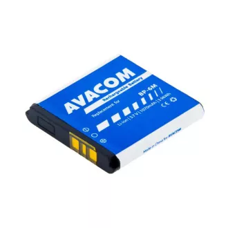 AVACOM batéria do mobilu Nokia 6233, 9300, N73 Li-Ion 3, 7V 1070mAh (náhrada BP-6M) AVACOM batéria do mobilu Nokia 6233, 9300, N73 Li-Ion 3, 7V 1070mAh (náhrada BP-6M)