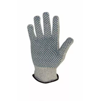CROPPER DOT rukavice chem.vlák. s PVC t - 8