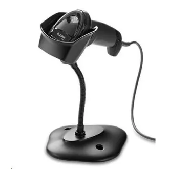 Zebra čítačka DS2208, 2D čítačka čiarového kódu, KIT, black, USB-HID + stojan