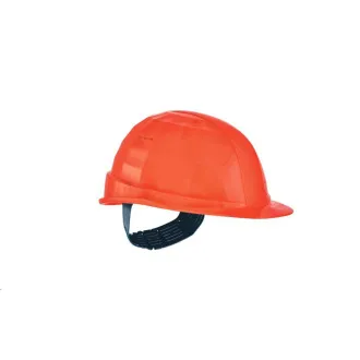LAS Prilba PE, textil 4b S 14 oranžová