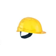 LAS Prilba PE, plast 6b UNI S 17 žltá