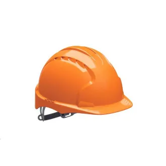 JSP EVO3 prilba neventilovaná oranžová