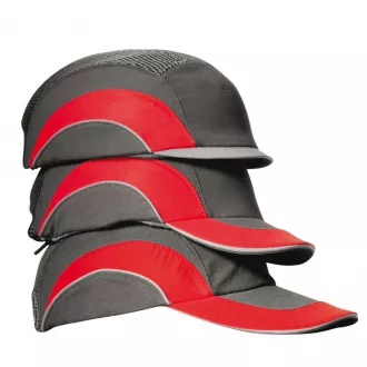 JSP HARDCAP SP 5cm Čapy sivá/červená