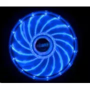 AKASA ventilátor Vegas 120x120x25mm, 1200RPM podsvietený, 15xLED, modrý