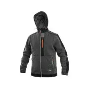 Bunda CXS INDIANAPOLIS, pánska, šedo - čierno - oranžová, vel. L