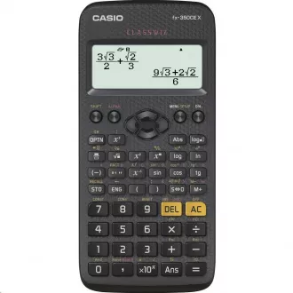 CASIO kalkulačka FX 350 CE X, čierna, školská CASIO kalkulačka FX 350 CE X, čierna, školská