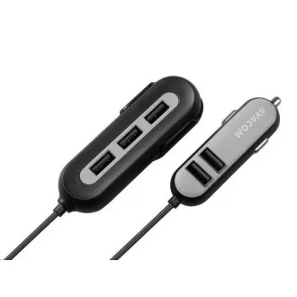 AVACOM CarHUB nabíjačka do auta 5x USB výstup, čierna AVACOM CarHUB nabíjačka do auta 5x USB výstup, čierna