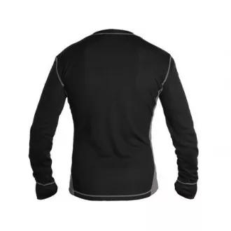 Tričko COOLDRY, funkčné, dlhý rukáv, pánske, čierno-šedé, vel. XL