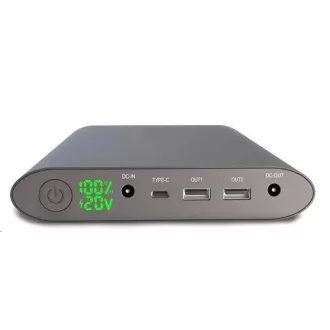Viking notebooková power banka Smartech II Quick Charge 3.0 40000mAh, šedá